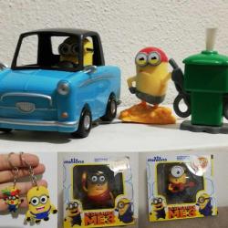 Minions figür oyuncak biblo anahtarlık model araç set koleksiyon dekor hediye nostalji tasarım süs hobi eğlence vintage aksesuar promosyon reklam Hediyelik dekorluk retro minyatür diorama ölçekli arabalar çizgi film Animasyon kahramanları karakter figür oyuncak lar hepsi Beraber