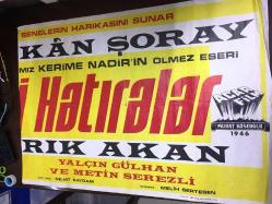 SİSLİ HATIRALAR, 1972, FİLM AFİŞİ / POSTERİ - DEV BOY - ORİJİNAL - 200 X 70 cm EBADINDA - Original Turkish Big Size Movie Poster - Nejat Saydam, Bülent Oran, Murat Köseoğlu, Türkan Şoray, Tarık Akan, Metin Serezli, Yalçın Gülhan, Refet Gülerman, Zeki Sezer, Nezihe Güler, Erdoğan Seren, Nazan Adalı, Sedat Demir, İlhan Hemşeri, Sadettin Erbil, ACAR FİLM