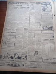 Cumhuriyet Gazetesi - 2 Aralık 1951 - Sovyetler Hükümetimize Yeni Bir Nota Verdiler - 1952 Bütçesi 1 Milyar 698 Milyon Kusur Lira - Güney Kaliforniya'da Hidrojen Bombası Fabrikası -  Churchill'in 77. Doğum Yıldönümü - Amerika İle Telefon Konuşması - Bulgarlar Türkiye'ye Muhacereti Durdurdular - Tekel Mamullerine Dün Zam Yapıldı - Fatih Sultan Mehmet'in Topları Dolmabahçe Stadı Önüne Konuldu - Burhan Felek Haftanın Şakaları - Afrika'dan Geliyorum 11 Yazı Dizisi - Falih Rıfkı Atay Sohbetler - Ducastel Radyoları - 2000 Yılın Sevgilisi Yazan Refik Halid Karay Yazı Dizisi - Mısır'da Kurtuluş Taburları Dağıtılıyor - Savarona İzmir'de - Türk İtalyan Kültür Anlaşması - Arapça Harflerle Gizli Yapılan Öğretim İle Mücadele Edilecek - Ömer Sami Coşar - Anadolu Ajansı - Galatasaray Dün İsveç Takımıyla 3 3 Berabere Kaldı - Günün Spor Hareketleri - Şeref Stadı - Sümer Sineması - Sulfaderme Yara Merhemi - Turkuaz Aile Saz Salonu - Salahaddin Pınar - Sabite Tur Gülerman - Altın Seri Philips Radyoları