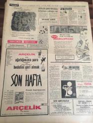 HÜRRİYET GAZETESİ  15 NİSAN  1966 YIL :18 SAYI :6449---Malatya da ki olay  aydınlandı   :Ata 'nın  büstünü kıran  öğretmen  yakalandı ---Irak  Cumhurbaşkanı  Abdüsselam Arif  ve 2 Bakan  Kazada Öldüler ---Genel Başkan  Türkeş 'in  Çıplak  Dansözle  Resmi  Çekilince  Hadise Çıktı  --İkinci Ligde  Şike  Dedikodusu Çıktı ---Recep :Şampiyonluğu bu hafta ilan  edeceğiz  dedi ---Ogün ,Menacer Necdet Erdem' i suçladı --İst .Spor  A.S.Yen  Stadı na itiraz etti ---İhtilaller filmi  Viva  Maria  Londra da kapalı  gişe oynuyor: Brigitte  Bardot İhtilal Yaptı ---Üç  müteşebbis  Türkiye  de  ilk defa  yerli  peron  arabası yaptılar ---