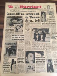 HÜRRİYET GAZETESİ  12 NİSAN 1966 YIL :18 SAYI :6446--Demirel , CHP 'nin  yardım  teklifi için  memnun oluruz dedi --- Nazmiye Demirel eşini vakit buldukça  gezmeye götürüyor --- Malatya da Ata 'nın  iki büstü ile  Türk  Bayrağı parçalandı ----Mukadder Öztekin  Adana dan  CHP nin   en kuvvetli adayı --Churçhill'in  heykelini  devirmeye çalıştılar ----Avrupa bizi hala Osmanlı  biliyor---Dünyanın en  küçük  şehri  Evropolis----Nihayet tuzağa düşmüş ,kıskıvrak yakalanmıştı   kadın avcısı : Donjuan Hasan ---Gol kralı olmak için  Beşiktaş'ı  galibiyetten etti  :Ahmet penaltıyı  atamayınca çok üzüldü---Hakkı Yeten : Galatasaray Ümitlenmesin ----Türkiye kupası  deplasmanlı  4. grup  maçlarının tarihleri belli oldu ---İki eski süvari  ve muharip  arkadaş olan  Türk subayı  ile  Alman  subayı  Teğmen  Niemack ve yüzbaşı  Ziya Bora  29 sene sonra yeniden  karşılaştılar ----