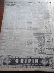 Cumhuriyet Gazetesi - 14 Aralık 1951 -  Bütçe Komisyonu Reisi Enver Adakan - Spor Ve Sergi Sarayından Belediyenin Bas Belası Diye Bahsedildi -Kış Bütün Yurtta Şiddetini Arttırıyor - Suriye'nin Ankara Elçisi Emir Adil Arslan'ın Beyanatı - İngiltere'nin Kahire İle Münasebatı Had Safhada - Eyüp'teki Halk Evi Soyuldu - Dün Mecidiyeköyü Karkuyusu Mevkiinde 12 Gecekondu Yıktırıldı - Denizli Çarşısı Yandı - Haldun Sel - Ömer Rıza Doğrul - Ses Sanatkarı Sabite Tur Gülerman Da İftira Davası Açıyor - Kasım Gülek Radyoya Konuştu - Libya'nın İstiklali Yarın İlan Ediliyor - Kore'den Sıhhi Kurul Kararıyla Yurda Dönen Subay Ve Erler- Orgeneral Mustafa Muğlalının Cenazesi Dün Törenle Kaldırıldı - 2000 Yılın Sevgilisi Yazan Refik Halid Karay Yazı Dizisi - Ulus Gazetesi İçişleri Bakanı Halil Özyürek Davasında Mahkum Oldu - Schuman Planı - İngiltere'de Profesyonel Futbol Endüstrisi 4 - Basketbol Şampiyonası Başlıyor - Galatasaray İstanbulspor Maçı - Dermojen - Puro Tuvalet Sabunları