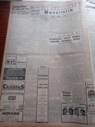 Cumhuriyet Gazetesi - 16 Aralık 1951 - Hükümetle CHP Arasında Temaslar - Celal Bayar Dün Parti Liderlerine Çay Verdi İsmet İnönü'de Hazır Bulundu - Ticanilerin Yaratmaya Çalıştıkları Peygamber - Kısıklı Tramvay Kazası - Kore'de Yeni Bir Başarı - Samed Ağaoğlu İzmir'de - Gazetelere Komplo - Denizyollarının İzmir'deki Tersanesi Yandı - Reşat Nuri Güntekin Tiyatro Hakkında Köşe Yazısı - Afrika'dan Geliyorum 26 Yazı Dizisi - Falih Rıfkı Atay Sohbetler - 2000 Yılın Sevgilisi Yazan Refik Halid Karay Yazı Dizisi - Stalin'in Tahtı Etrafında Mücadele Ediyor - Mehmetçik Kore'de Filmi - İstanbul Basketbol Maçlarına Başlandı - Hüseyin Bayraktar Kır Koşusu - Süleymaniye Klübü İdare Heyetine Talip Yok - Pa Ro Bisküvi - Servo Diesel Benzin Ve Mazot Pompası - İpekiş Battaniye - Koleston Saç Boyası