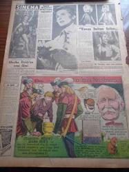 Cumhuriyet Pazar - 23 Aralık 1951 - Doğan Nadi Yedi Dakika Köşe Yazısı - Tecessüsler Amerika Hükümeti Askerî Sırlarını Niçin İfşa Ediyor - Haftanın Şakaları Hacı Beyin Başına Gelenler Yazan Burhan - Bir Put Devrildi - İgnazio Silone'nin Hikayesi - Ufak Bir Azizlik Hikaye Yazan Herbert Gutterson - Zabıta Tarihinde Aşk Faciaları - Feyyaz Tokar - Gripin- Boş Vaktinizi Hoş Geçirmek İçin - Uzun Atlama Şampiyonu Claudia Testomi - Tenis Kraliçesi Suzanne Langlen - Unutulmaz İsimler - Eflatun - Montaigne - Shakespeare - Goethe - Krem Pertev - Yavuz Sultan Selim - Orhon Arıburun - Ingrid Bergman'ı Hollywood'u Çağırdılar - Marika Rökk'ün Yeni Filmi - Selma Saltuk Bihruze Hatun Rolünde - İster İnan İster İnanma Köşesi - Atıf Kaptan