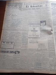 Cumhuriyet Gazetesi - 28 Mayıs 1954 - Almanya Bize 150 Milyon Dolar Kredi Açıyor - Bahar Ve Çiçek Bayramı Dün Törenle Açıldı - Gülhane Parkı - Sultanahmed 2. İmamı Dün Genç Kızları İğfal Suçundan Tevkif Edildi - Başbakan Adnan Menderes Pazara Gidiyor - Kıbrıs'taki Türklerin Sevinci - Konsolosun Karısı Yazan Nihal Karamağaralı Yazı Dizisi - Apollo Sirki - Burhan Felek - Galatasaraylıların Hatim Duası - İstanbul Fethinin 501. Yıldönümü - Büyük Adli Hatalar - Fenerbahçe Bugün Beyoğlusporla Karşılaşacak - Ayten Gençer- Cumhuriyet Radyo Programları- Teknik Üniversite Radyosu - Tenor Walter Ludwig - Amerika'da Klu Klux Klan Gizli Cemiyeti Hortlatılıyor - Şehir Tiyatrosunun Gülhane Parkındaki Tensilleri- Sarayların Aşk İlahesi Desiree Yazı Dizisi - Lüks Traş Bıçakları - Puro Tuvalet Sabunları - Deschiens Kan Kuvvet Şurubu - Nebati Mutbak Yağı - Frigidaire Buzdolabı - Johnson Deniz Motorları