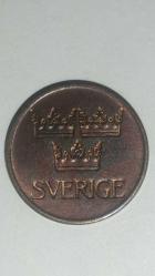 İSVEÇ 1972  5 ÖRE