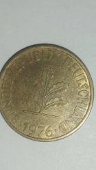 ALMANYA 1976  10 PFENNIG