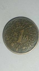 İSPANYA 1944   1 PESETA