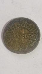 İSPANYA 1944   1 PESETA