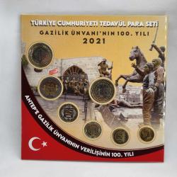 2021 Tedavul Hatira Para Seti Gaziantep e Gazilik unvani verilisi