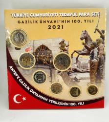 2021 Tedavul Hatira Para Seti Gaziantep e Gazilik unvani verilisi