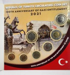 2021 Tedavul Hatira Para Seti Gaziantep e Gazilik unvani verilisi
