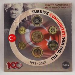 2023 Tedavul Hatira para seti CUMHURIYETIN 100.YILI