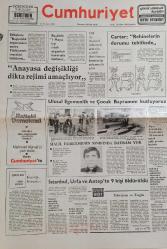 CUMHURİYET GAZETESİ 23 NİSAN 1980- '''ANAYASA DEĞİŞİKLİĞİ DİKTA REJİMİ AMAÇLIYOR''- BELÇİKA'DA HÜKÜMET BUNALIMLARI KRONİKLEŞTİ-