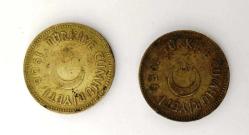 1956 25 KURUŞ PİRİNÇ RESİMDEKİ ÜRÜN GÖNDERİLECEKTİR (2 Adet)  (113)