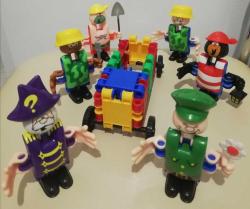 Belçika ürünleri kinder sök tak Puzzle lego yapboz clicks Hediyelik eğitici öğretici eğlenceli gelişim el becerisi oyuncak set kullanılmamış ürünler hepsi Beraber