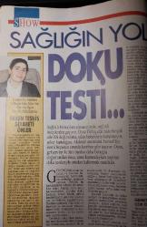 HÜRRİYET GAZETESİ-SHOW-PAZAR DERGİSİ-22 OCAK 1995-SAYI:97-CİHAN DEMİRCİ-ŞEBNEM TUNÇ-NEDİM SABAN-YEŞİM SALKIM-DR.İLHAN SATMAN-DR.KILIÇ AYDIN-FARAH DİBA-HARRY WİNTSON-KAŞIKÇI ELMASI-TOPKAPI SARAYI-BARIŞ MANÇO-RÖPORTAJ-AMAZON-PALANDÖKEN-ULUDAĞ-KARTALKAYA-TAYİP ERDOĞAN-ÇELİK GÜLERSOY-ECE AKSOY-ONAT KUTLAR-ALİ ŞÜKRÜ FİDAN-RUHİ SARUHAN-GÜNDÜZ ALAPINAR-SEMİHA YAB-NKI-HURŞİT ÇKIR-AJDA PEKKAN-NİLÜFER-ÇETİN ALP-ÖZCAN DENİZ-TARKAN-MUSTAFA SANDAL-YONCA EVİMCİK-BURAK-FERDA