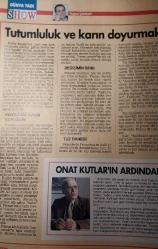 HÜRRİYET GAZETESİ-SHOW-PAZAR DERGİSİ-22 OCAK 1995-SAYI:97-CİHAN DEMİRCİ-ŞEBNEM TUNÇ-NEDİM SABAN-YEŞİM SALKIM-DR.İLHAN SATMAN-DR.KILIÇ AYDIN-FARAH DİBA-HARRY WİNTSON-KAŞIKÇI ELMASI-TOPKAPI SARAYI-BARIŞ MANÇO-RÖPORTAJ-AMAZON-PALANDÖKEN-ULUDAĞ-KARTALKAYA-TAYİP ERDOĞAN-ÇELİK GÜLERSOY-ECE AKSOY-ONAT KUTLAR-ALİ ŞÜKRÜ FİDAN-RUHİ SARUHAN-GÜNDÜZ ALAPINAR-SEMİHA YAB-NKI-HURŞİT ÇKIR-AJDA PEKKAN-NİLÜFER-ÇETİN ALP-ÖZCAN DENİZ-TARKAN-MUSTAFA SANDAL-YONCA EVİMCİK-BURAK-FERDA