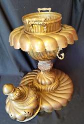 OSMANLI KONAK ÇIKMASI OLDUKÇA YAŞLI(150 YAŞ CİVARI) PAŞA MANGALI