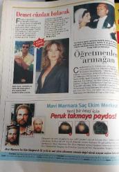 HÜRRİYET GAZETESİ-TV MAGAZİN DERGİSİ-7 KASIM-13 KASIM-1998-KAPAK-FOTOĞRAF-RÖPORTAJ-DEMET ŞENER-EM DAVRAN-HİLAL DAVRAN-ŞEBNEM KISAPARMAK-FATİH KISAPARMAK-SAMİM DEĞER-HAKAN URAL-YÖNETMEN-ANTALYA FİLM FESTİVALİ-SEKRETER-FEYZAN DOĞAN-DUYGU AKAR-BEKİR ÇOŞKUN-SEDA SAYAN-SONER YAPCACIK-HANDE KAZANOVA-SİBEL CAN-ŞERİF GÖREN-HALUK LEVENT-METİN ŞENTÜRK-PERA PALAS-RUHSAR -HANDE ATAİZİ-ARENA-UĞUR DÜNDAR-AYDAN ŞENER-ORHAN OĞUZ-TUNÇ OĞUZ-LEVENT ÖZDİLEK-KARANLIKTA BİRİ VAR-HAMAM-ALESSANDRO GASSMAN-ŞERİF SEZER-BAŞAK KÖKLÜKAYAŞAHANE PAZAR-SÜHEYL UYGUR-BEHZAT UYGUR-AYRI DÜNYALAR-KAAN GİRGİN-EYVAH BABAM-HALUK BİLGİNER-YILDIZ ASYALI-OLACAK O KADAR-LEVENT KIRCA- OYA BAŞAR