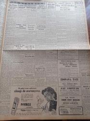 Cumhuriyet Gazetesi - 23 Temmuz 1956 - Pakistan Cumhurbaşkanı General İskender Mirza Bugün Şehrimize Geliyor - Dün Bütün Türkiye'yi Sıcak Dalgası Kapladı - Batılılar Ve Assuan Barajı - Güney Kore Savaş Birliğimiz -  Eski Adalet Bakanı Osman Şevki Çiçekdağ Dün Törenle Defnedildi - Çırağan Sarayı Yerinde Yapılacak 300 Odalı Otel - Akis Dergisinin Son Sayısı Toplattırıldı - Balkan Oyunları Bitti - Kıbrıs Türk'tür Partisi İngilizce Bir Gazete Çıkarıyor - Beykoz Kundura Fabrikasının Islahı - Kavaklı Fevzi Paşa'nın Ağzından 16 Mart 1920- Komünist Devletler Birliği - Film Festivalinden Notlar - Burhan Felek - Karacaoğlan Yazan Yaşar Kemal Yazı Dizisi - Resimli Romanımız Kraliçenin Gerdanlığı - Film Yıldızı Yvonne De Carlo- Dünya Güzellik Kraliçesi - Futbolda Transfer - Haldun İşmen Kapri Napoli Arasını Yüzecek