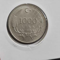 1000 LİRA 1990 ÇEVREMİZİ SEVELİM VE KORUYALIM