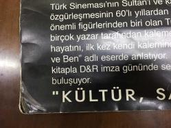 TÜRKAN ŞORAY ETİKET (STICKER) AFİŞİ / POSTERİ - BÜYÜK BOY - ORİJİNAL - 100 X 68 cm EBADINDA - Original Turkish Big Size Poster - D&R TRUMP ALIŞVERİŞ MERKEZİ D&R LIVE TÜRKAN ŞORAY İMZA GÜNÜ