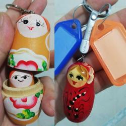 Matruşka ahşap bebek figür biblo anahtarlık set koleksiyon dekor hediye nostalji tasarım süs hobi eğlence vintage aksesuar promosyon reklam Hediyelik dekorluk retro minyatür diorama ölçekli