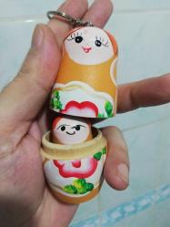 Matruşka ahşap bebek figür biblo anahtarlık set koleksiyon dekor hediye nostalji tasarım süs hobi eğlence vintage aksesuar promosyon reklam Hediyelik dekorluk retro minyatür diorama ölçekli