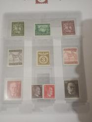 Almanya Adolf Hitler Dönemi Reich Briefmarken Sertifikalı 10 Adet Damgasız pul Lotu