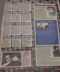 HÜRRİYET GAZETESİ-TV MAGAZİN DERGİSİ-30 EKİM-1999-KAPAK-FOTOĞRAF-RÖPORTAJ-SEREN SERENGİL-ÜÇ SANİYE KURALI-NOTORİUS-YÜZ KIZARTICI OLAYLAR-BEZDİREN FİLMLER-EL KIZI-YILAN HİKAYESİ-İKİ KADIN-GÖLGE BUNALIMI