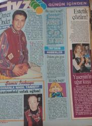 HÜRRİYET GAZETESİ-HÜRRİYET TV MAGAZİN-PROGRAM DERGİSİ-27 KASIM -3 ARALIK -1993-KAPAK-FOTOĞRAF-RÖPORTAJ-SERTAB ERENER-ŞAMATA-BİR GARİP ÇİFT-GECENİN RENGİ-VOLKAN SEVERCAN-SHERON OTEL-BUKET DEREOĞLU-ÖMER ÖNDER-ŞEMSİ İNKAYA-GAZİNO-ESTETİK-YASEMİN BOZKURT-UĞUR KUŞU-BİZİMKİLER-MÜJGAN AĞRALI-GÜZİN ÖZİPEK-SKEÇ-MÜGE ARDA-1001 SURAT-ATİLLA ARCAN-HALİT KIVANÇ-YAŞASIN SPOR-NÜKHET DURU-HESAP KADINI-AYŞEGÜL ATİK-ALİ ATİK-CYBİL SHEPHERD-MAVİ AY-BİYONİK-KADIN-LİNDSAY EAGNER-ŞEREFE-TED DANSON-HOLLYWOOD-JASON PRİESTLEY-MERİLYN MONROE-KRALİÇELERİN SAVAŞI-VERONİCA CASTRO-GRECİA COLMANAREST-REHA MUHTAR-ATEŞ HATTI-İBRAHİM TATLISES-CEM ÖZER-LAF LAFI AÇIYOR-GÜNDÜZ KARANLIĞI-BİR KADIN BİR ERKEK-ANA-GÖREV VİETNAM-KANUN KANUNDUR-KEVİN COSTNER-KURTLARLA DANS-MAHALLENİN MUHTARLARI-FERHUNDE HANIM VE KIZLARI-BORSA-PATRON DUYMASIN-ZEKİ ALASYA-METİN AKPINAR-TETİKÇİ KEMAL-KÜÇÜK ÇİN'DE BÜYÜK BELA-KATMA DEĞER ŞABAN-KEMAL SUNAL-İZAFİYET TEORİSİ-İLK AŞK-ACI HATIRALAR-PROFESYONEL GEVEZE-DÜET-FRANK SINATRA-ELTON JOHN
