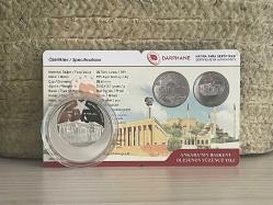 2023 - Ankara'nın Başkent Oluşunun 100. Yılı - Darphane Sertifikalı Gümüş Hatıra Para - Çil