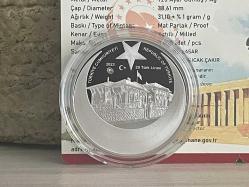 2023 - Ankara'nın Başkent Oluşunun 100. Yılı - Darphane Sertifikalı Gümüş Hatıra Para - Çil