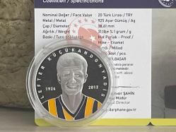 2023 - Lefter Küçükandonyadis - Darphane Sertifikalı Gümüş Hatıra Para - Çil