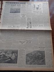 Cumhuriyet Gazetesi - 19 Kasım 1957 - Muhalefet Mecliste Kabine Buhranından Şikayet Etti - Vali Fahrettin Kerim Gökay Dün Celal Bayar İle Birlikte Ankara'ya Gitti - Milli Korunma Kanunu Yeni Bir Şekil Alıyor - Boğaziçi Köprüsünün Planları - İstanbul İl Seçim Kurulu Bugün Toplanıyor - Asya Gribi Vakaları Çoğalmaya Başladı - Türk İran Petrol Müzakereleri Uzuyor - Başbakan Adnan Menderes - Doktor Orhan Yamanlar - Fezanın İlk Tarihleri Suni Peykler Yazı Dizisi - Seni Sevmek Kaderim Yazan Sinclair Levis - Tango Bestekarı Necib Celal Hasta - Burhan Felek - Çocuk Kitapları Sergileri - Telepati - Makarios Kıbrıs'a Dönüyor Mu - Fenerbahçeli Ergun Öztuna Yurtdışından Geliyor - Milli Futbol Takımı Dün Akşam İlan Edildi - Türkiye Boks Şampiyonası Yeni Bir Şekilde Yapılacak - Güreş Federasyonu Reisi Cenab Berksoy'un Dünkü Toplantısı - Nivea Krem