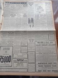 Cumhuriyet Gazetesi - 16 Kasım 1957 - Meclis 9 Dakikalık Bir Toplantı Akdetti - Yozgat Sorgu Hakimi Cemil Said Barlas İçin Tahliye Kararı Verdi - 5. Adnan Menderes Kabinesi - Fransa Dün İngiltere İle Amerika'yı Protesto Etti - İtalya Cumhurbaşkanı Gronchi Memleketine Döndü - EOKA Atina'ya Çatıyor - Millet Fezaya Peyk Fırlatıyor Biz Hala Otobüs İtiyoruz- Fezanın İlk Fatihleri Suni Peykler Yazı Dizisi - Seni Sevmek Kaderim Yazan Sinclair Levis Yazı Dizisi - Haluk Y. Şehsuvaroğlu - Burhan Felek - Asya Gribi İkinci Turuna Başlıyor - Döviz Kaçakçısı Ruben Asa Aleyhine Açılan Yeni Dava - Günün Kadını Barbara Hutton - Sanat Eseri Müzayedelerinin Dünya Rekoru Kırıldı - Atlet Halil Ziraman Fenerbahçe'den İstifa Ediyor - Yalçın Granit Basketbolu Bıraktı - Federasyon Kupasında Bugün - Princesse El Losyonu - Helix Tırnak Cilası - 1958 Yılı Güreş Şampiyonası