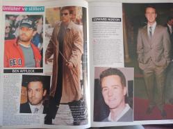 Alem Man's Guide Dergisi - George Clooney - Jackie Chan - Brad Pitt - Nicholas Cage - David Beckham - Orlando Bloom - Ashton Kutcher - Keanu Reeves - Ben Affleck - Edward Norton - Görkemli Ödül Gecesi - Juan Carlos - Morgan Freeman - Prens Albert - Eva Longoria - Valerie Mazza-  Shane Warn - Cuba Gooding - Joaquin Cortes - Katherina Witt - Mika Hakkinen - Boris Becker - Elisha Cuthber - Vlademir Klitschko - Katherina Witt - Edwin Moses - Hayalleriniz Süsleyen Tarzınızı Yansıtan Otomobiller - Tom Cruise - Bruce Willis-  Pierce Brosnan - Antonio Banderas - Batan Sakallar Yerine, Bakımlı bir Yüz - Daha Genç, Yakışıklı Ve Çekici Olmak Erkeklerin de Hakkı - Daniel Craig - Kevin Costner - Marc Anthony - Jake Gyllenhaal - Orlando Bloom - Gavin Rossdale - David Beckham - Olivier Martinez - Hayden Christensen - Mehmet Günyeli - Vasfi Yalçın fotoğraf ve haberi - Tam Takım Dergi