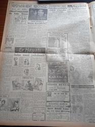 Cumhuriyet Gazetesi - 13 Kasım 1957 - Demokrat Parti Çevrelerinde İskat Teklifine Muhalefet Var - Yüksek Seçim Kurulunu Uğraştıracak İtirazlar - İran Bahreyn Adasını İstiyor - Cemil Said Barlas Ve Arkadaşları Dün Yozgat'a Gönderildiler - Paris Üniversitesi Doktor Nihad Reşad'a Şeref Payesi Verdi - Canberra Süvarisi Atom Mevzuunda Konuşmuyor - NATO'ya Yapılan Teklifler - Hukukçu Atatürk'ü Anıyor - Fezanın İlk Fatihleri Suni Peykler - Seni Sevmek Kaderim Yazan Sinclair Levis Yazı Dizisi - Mirasyedi Barbara Hutton 6. Kocası Von Cramm'dan Ayrılıyor - Çituris Biraderler Sınırdışı Edildiler - Gaziantep'te Helvacılar Grev Yapıyor - Ciklet Kraliçesi On Yıldır Uyuyor - Tiyatro Festivali Bu Gece Başlıyor - Jiri Koble Memleketine Dönüyor - Gripin - İstanbul Genç Karması Yılbaşında Irak'a Gidiyor - Eski Milli Kalecimiz Cihad Arman Asya Gribine Yakalandı - Eski Dünya Ski Şampiyonu Pravda Sakatlandı