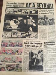 HÜRRİYET GAZETESİ  24 ARALIK 1968 YIL :21SAYI :7421---APOLLO 8 AY etrafında  dönüşe başlıyor ---Demirel , özel  bayram ziyaretini  aktör  Muammer  Karaca'ya  yaptı -----Bindallı Dünya da  Moda Oluyor   :Yakında Paris 'te Bindallı  elbiselerden  bir sergi açılacak ----Güzelyalı  Kadrinin  Yeri   Aile  Çay  Sarayında  :Dursun Salkım , Rüştü Demirci  , Nurinnisa  Toksöz , Nur Peri , Nihat Fırat ----İnce Memed   Anavarza  ovasında yaşadı  ---Fenerbahçe  bir adım daha ilerledi ---Fenerbahçe  ve Beşiktaş  2-0 Galatasaray  1-0 galip   ----Balkan  Basketbol  Şampiyonası  Yarın İzmir de Başlıyor---Kaloperoviç : Favori  olmak  bizi  korkutuyor  ----3 Amerikalı  astronot   tehlikeli  yolculuğun  ilk  kademesi  bitirdi  ---
