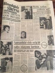 HÜRRİYET GAZETESİ  14 OCAK 1965 YIL :17 SAYI :6003---AP ve CHP 'liler  tartışmaya  başladılar -- Piyasaya sahte dolar süren bir  Fransız  ile bir  Musevi  yakalandı ----Hovarda  başkan  ,içtiği  viskilerin   parasını  bile  sendikadan  vermiş ----Dün Moskova 'ya dönen  Sovyet  Heyeti  Başkanı  :Podgorniy  , İnönü  'ye  uzun ömürler diledi ----Arap alemi  ve  Bulgaristan 'la  Dostluğumuz  İnkişaf Ediyor -----Köy içme suları  5 yıllık planı  bu yıl  uygulanmaya  başlanıyor ---Irak 'ta  kral  taraftarları   rejimi  devirmek  istemiş ----Amerika da  Naziler yine ortaya çıkmış ----Samsunlular el ele verip  bir radyo  istasyonu  kurdular ----En sevilen  takım  :Benfica ,kulübün  50 bin azası  mevcut ----Metin , affını  isteyecek :Galatasaray   genç takımının  2-1  mağlup eden  namzetler  zor durumlara düştü ----Beşiktaş ve  Galatasaray  pazar günü  hususi  maç  yapacaklar ----Demirel , Podgorniy  'le  konuşurken  İnönü  Rus  salatası  yiyordu ---