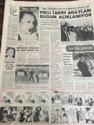 HÜRRİYET GAZETESİ  8 OCAK  1965 YIL :17 SAYI :5997---CHP Grubunda Milli Bakiye Usulünü Açıklayan İnönü :Bu  sistem  ile  mutlaka  koalisyon  olur dedi  ----Faruk  Çöl  'ün  kahyası  ithamları  reddediyor ---Altın  Mikrofon Armağanı  Yarışmasının 10 Finalisti  Belli Oldu --Zonguldak  Kömür İşçileri  Hükümete Sesleniyor :Münavebe  denen Osmanlı  Usulüne  artık  veda edelim ----Nüfusumuz   32 milyona  yükseliyor ----Avrupa da Türkler :Dertlerin en  büyüğü  ,dert  anlatamamak ---300 bin  gecekonduda 1,5  milyon insan  yaşıyor ---Villa da şahla görüşen  tek insan  ,Kahya kadın  Maria  Louise ---Uskan ,Doğu  ve  Yalaz  Kupası  İçin  Konuştu ---Sivori  :filim  çevirecek   ---Düşük  , çoraplı   futbolcunun çevireceği filmin adı   Altın  çocuk ------Yarışmanın  elemelerinde  10 müsabık  finale kaldı -----Mavi Işıklar  İlham Gençer  , Metin Alkanlı  , Yıldırım Gürses ,  Selçuk  Alagöz ,  Grup  Sonya Dores  ---