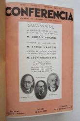 CONFERENCIA, Journal De L'universite Des Annales, Tome: 2, No: 1936 (13-24) - 1937 (13-24) [2 CİLT, 24 ADET]