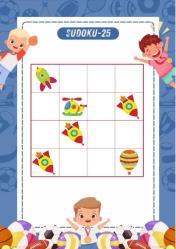Çocuklar İçin Sudoku Kitabı (Cırt Cırtlı) 4-12 Yaş İçindir.
