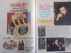 Ses Haftalık Aktüalite Sinema Tiyatro Müzik ve Gençlik Mecmuası Dergisi - 31 Ocak 1970 - Nebahat Çehre - Zeynep Aksu - Behzat Kutlubağ - Altan Eke - Rıfat Eke - O Gün Bütün İstanbul 3 Beyaz Kelebek İçin Ağladı - Dolly Levin - Engin Çağlar - Mine Mutlu - Filiz Akın - Roger Smith - Ann Margret - Alain Delon - Türkan Şoray - Cüneyt Arkın - Nebahat Çehre - Esat Selçuk  Fahriye Yen - Memduh Alpar - Peter Fonda - Ertan Anapa - Boby Solo - Peppino Di Capri - Ajda Pekkan - Fatma Girik'in Başını Kaşıyacak Vakti Yok - Jocelyn Sinatra - Ayten Gökçer - Totex Şampuan Reklamı - Selda Alkor - Belgin Doruk - Zeynep Aksu - Catherine Speak - Safiye Ayla - Monica Vitti - Gina Lollobrigida - Linda Christian - Claudia Cardinale - Anita Ekberg - Yıldız Kenter - Müşfik Kenter - Gönül Ülkü - Gazanfer Özcan - Nisa Serezli - Tolga Aşkıner - Mediha Köroğlu - Cem Köroğlu - Doctor Renaud Saç Spreyi Reklamı - Yıldızınız Diyor Ki - Gördüğümüz Filmler - EVET Margarin Reklamı fotoğraf ve haberi - Tam Takım Dergi