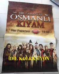 TÜRKAN ŞORAY AFİŞİ / POSTERİ - DEV BOY - ORİJİNAL - 175 X 117 cm EBADINDA - Original Turkish Big Size Poster - BİR ZAMANLAR OSMANLI KIYAM DİZİSİ TANITIM AFİŞİ, DEV BOY