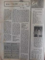 Ses Haftalık Aktüalite Sinema Tiyatro Müzik ve Gençlik Mecmuası Dergisi - 28 Mart 1964  - Claudia Cardinale - Beilgin Doruk - Docteur Renaud Krem Reklamı - Hollywood'un Yeni Kozlarından Biri: Jill St. John - Evrim Fer de Evliliğin Eşiğinde - Richard Boyner - George Stevens - Billur Köşk - Oktay Menteş - Giderayak Bir Askerlik Hatırası - Yıldızınız Diyor Ki - Sizin İçin - Doğan Sigorta Reklamı - Bomba Gibi Kız Filmi - Türkan Şoray - İzzet Günay - Sadri Alışık - Orhan Aksoy fotoğraf ve haberi - Dergi Tam Değildir Sadece 8 Sayfası Mevcuttur
