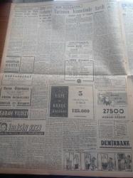 Cumhuriyet Gazetesi - 29 Ağustos 1957 - Ordu Terfi Listesi Dün Gece Neşredildi - Tuğgeneral Memduh Tağmaç - Yüzbaşı Kamil Demirel - Tümamiral Şeref Karapınar - Bolu Emniyet Müdürü Nejad Batkal Sarhoş Bir Polis Tarafından Öldürüldü - Cumhuriyetçi Millet Partisi Genel Başkanı Osman Bölükbaşı İyileşti - Asya Gribi Hakkında Açıklama - Makarios İngilizlerle Anlaşma Yoluna Girdi - Kıbrıs Haritası İçin Dün 150 Genç Kan Verdi - 6 7 Eylül Hadiselerinde Zarar Görenlere Bono Tevzii Pazartesi Başlıyor - İblisin Kızı Yazan Guy Des Cars Yazı Dizisi - Profesör M. Tayyib Gökbilgin - Şehrimizde 19 Bin Arab Turisti Var - La Paix Fransız Hastanesi - Batan Geminin Esrarı Resimli Romanımız - Galatasaray Lisesi - Altın Deniz Plaj Sitesi - Opon Ağrı Kesici - Brezilyalı Futbolcular Zizinho Ve N. Santos Madalya Aldılar - Metin Oktay Ve İsfendiyar Geliyorlar Mı - Galatasaray'ı Muvakkaten Musa Sezer Çalıştıracak - İstanbulspor Emniyeti Dün Güçlükle Mağlub Etti - Galatasaray'ın Eski Antrenörü Gündüz Kılıç