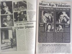 Ses Haftalık Aktüalite Sinema Tiyatro Müzik ve Gençlik Mecmuası Dergisi - 7 Nisan 1973 - Bahar Erdeniz - Tarık Akan - Deniz Erkanat - Aytekin Akkaya - Fatma Belgen - Murat Soydan - Persil Deterjan Reklamı - Emel Sayın - Tülay Munduz - Ayhan Işık - Feridun Çölgeçen - Fatma Girik - Cüneyt Arkın - Bahar Erdeniz - Giuliano Gemma - Katie Christina - Klaus Kinski - Gülriz Sururi - Engin Cezzar - Toto Karaca - Ünol Büyükgönenç - Halit Kakınç  Liza Minelli - Marlon Brando - Feri Cansel - Arzu Okay - Hüseyin Kutman- Nisa Serezli - Tolga Aşkıner - Zümra Aycan - Fatma Girik - Cliff Richard - Massimo Raineri - Marlon Brando - Şaşkın Adamın Aşkı Filmi - Yasak Aşk Filmi - Şehvet Kurbanı Filmi - Hikmet Münir Ebcioğlu - Anna Moffo - Sanremo Bitti Gelsin Eurovision fotoğraf ve haberi - Tam Takım Dergi