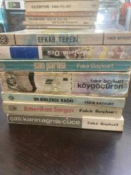 Fakir Baykurt 7 kitap- efkar tepesi , yilanlarin öcü, can parası, köygöçüren, on binlerce kağnı, Amerikan sargısı, çilli- karın ağrısı-cüce